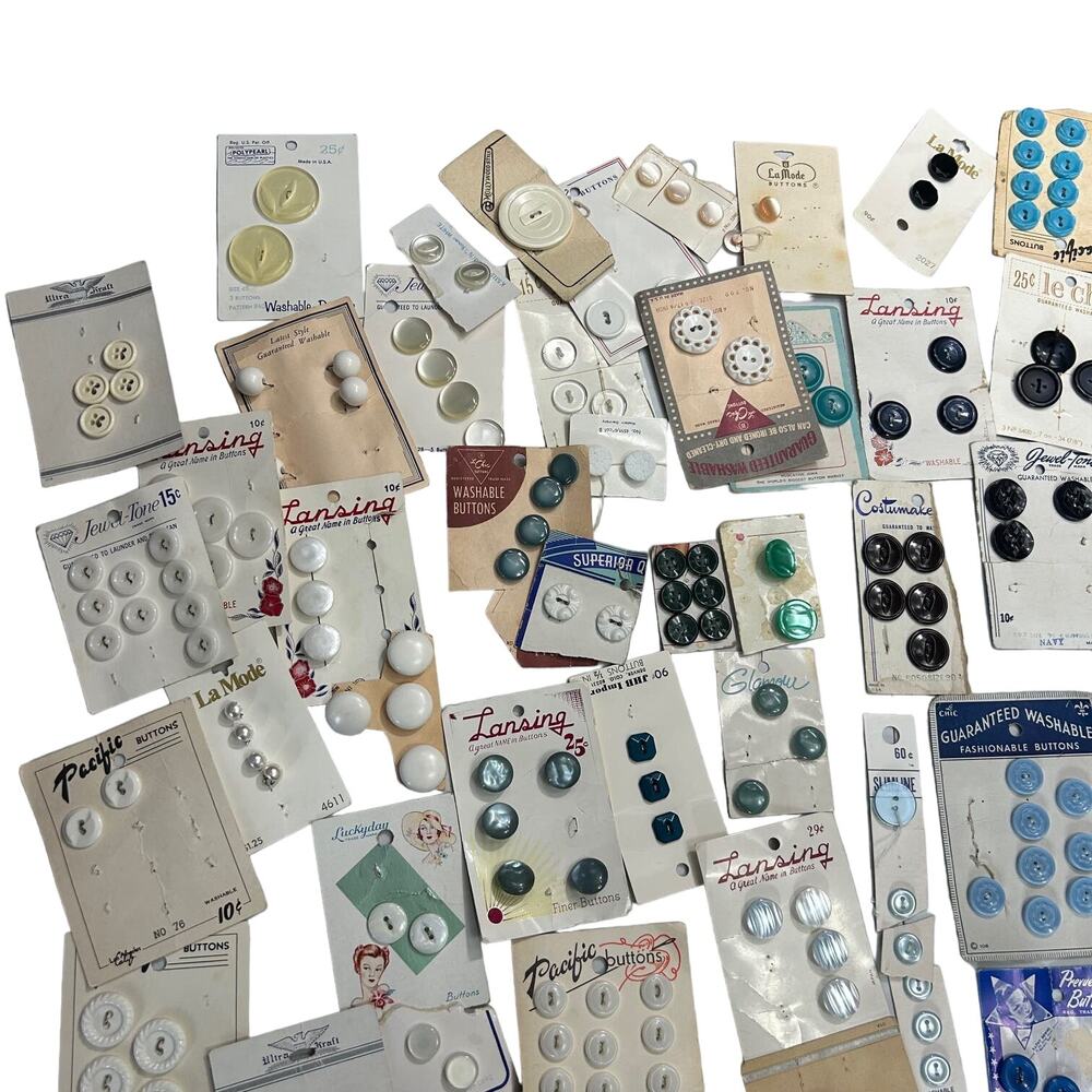 Vintage and Antique Plastic Button Lot